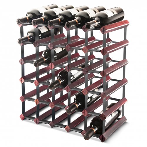 Assembled 30 Bottle Wine Rack