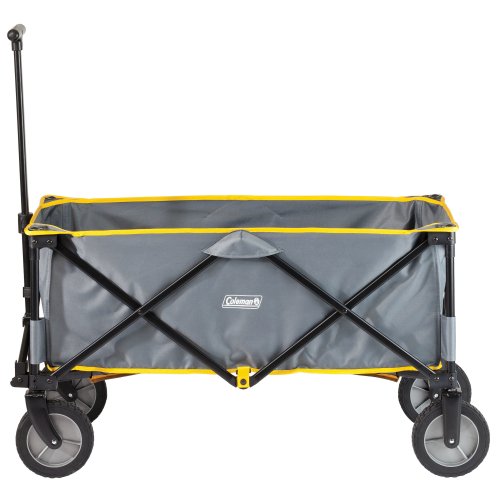 Camping Wagon, Heavy-Duty Collapsible Folding Wagon with Carry Bag